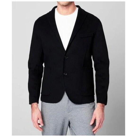 Blank NYC Modern Interpretation Wool Blend Blazer Jacket Black Size L - NWT